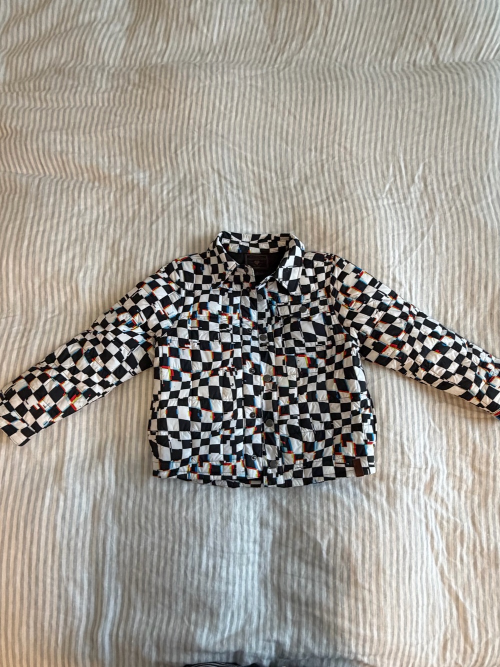 Obermeyer Kids Wilder Checkered Puffy Shirt Jacket